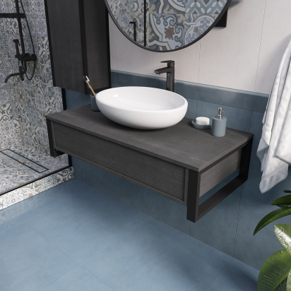 Тумба GRUNGE LOFT 100П 1в.я Секвойя