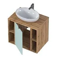 Тумба ДЕЛЬТА/Delta 70П 1Д Мята софт