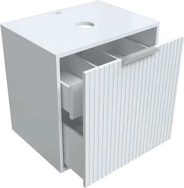 Тумба со столешницей ЭСТЕЛЬ/Estel 60П 1я белый