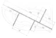 Рама разборная ДИАНА/DIANA 1700х900