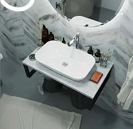 Столешница GRUNGE LOFT 70 Бетон светлый