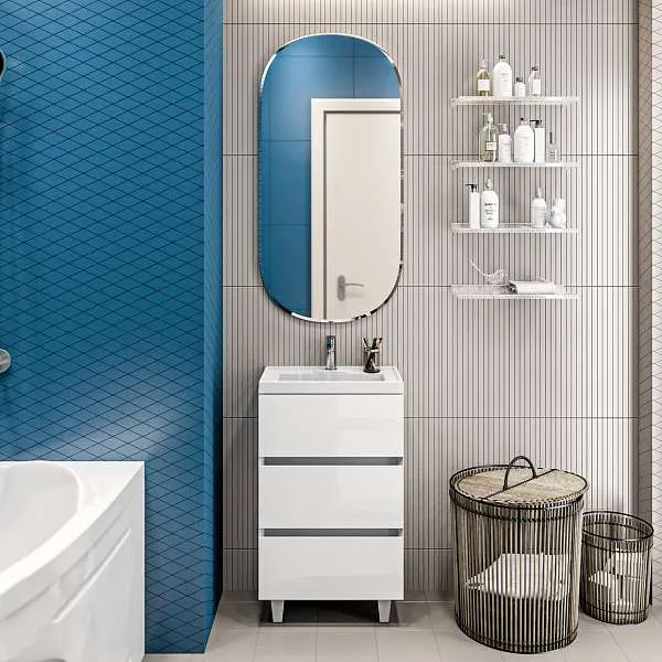 Тумба с раковиной МОДУЛЬ М/Bumble 50Н 2я