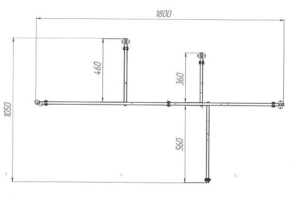 Рама разборная ДИАНА/DIANA 1600
