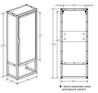 Пенал зеркальный GRUNGE LOFT 35Н/П 1д