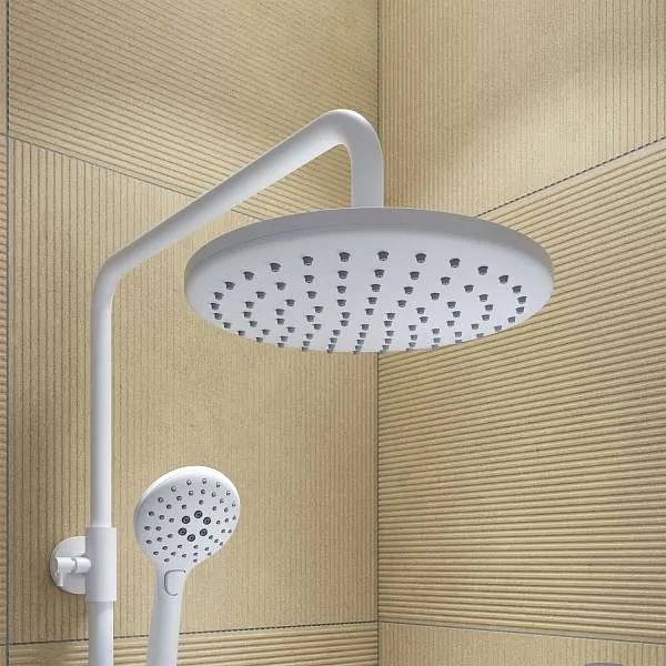 Душевая система IDDIS Ray с изливом белый матовый RAYWT3Fi06