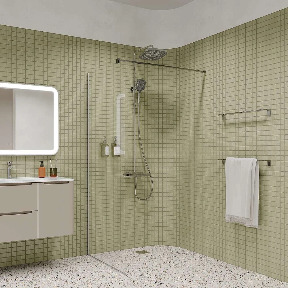 Душевая система IDDIS SpaHome с тропическим душем, глянцевый хром, SPHSBTKi06