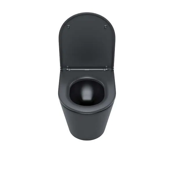 Унитаз подвесной IDDIS Calipso безободковый черный матовый CALR3BMi25