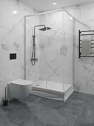 Поддон "Freya NEW" с панелями прямоуг.120*80 комплект