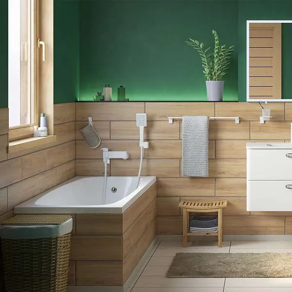 Смеситель для ванны IDDIS Slide белый матовый SLIWT00i02WA