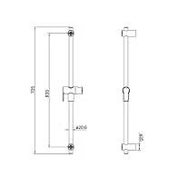 Душевой гарнитур IDDIS Optima Home графит OPH3F20i16