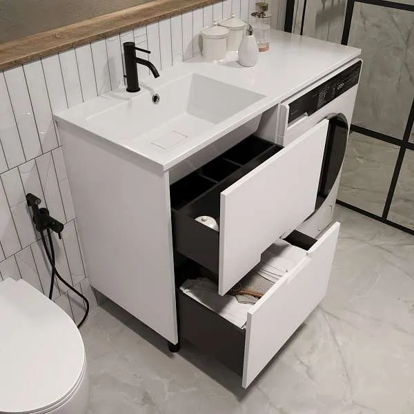 Тумба КЛЭР/Maid 58Н(120) (580х890х475) 2я белый