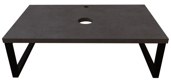 Столешница ГРАНЖ ЛОФТ/GRUNGE LOFT 80 бетон темно-серый