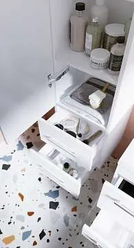 Пенал Соната 35П 1д.2в.я. белый глянец R