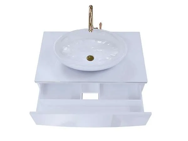 Тумба со столешницей НЕГА/Nega 60П 1в.я. белый