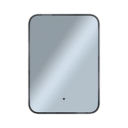 Зеркало Shape Soft (500х1000х30) прямоугольник черный К01 LED датчик