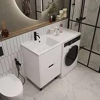 Тумба КЛЭР/Maid 58Н(120) (580х890х475) 2я белый