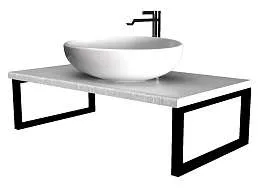 Столешница GRUNGE LOFT 100 Бетон светлый