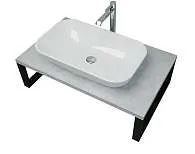 Столешница ГРАНЖ ЛОФТ/GRUNGE LOFT 80 бетон светлый