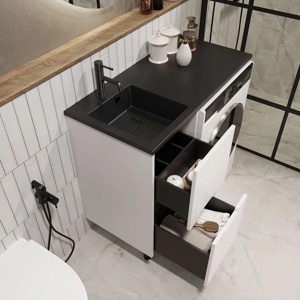 Тумба КЛЭР/Maid 38Н(100) (380х890х475) 2я белый