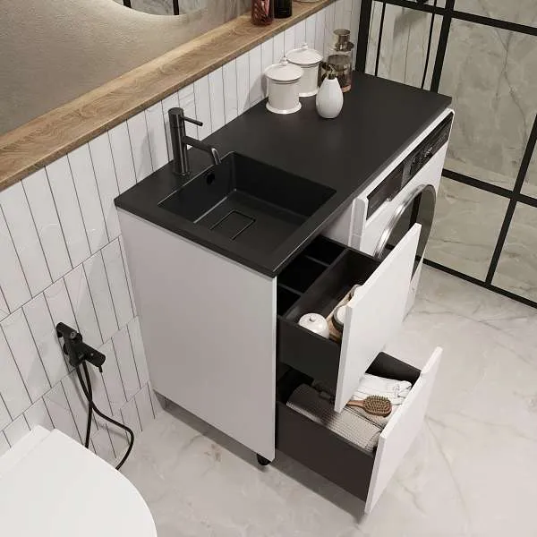 Тумба Maid 38Н(100) (380х890х475) 2я белый