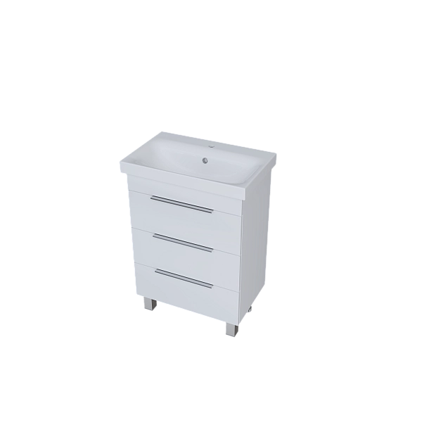 Тумба под раковину ГАУЛА/Gaula 60Н 3я белый