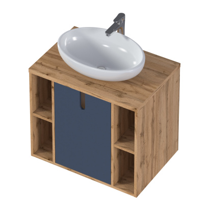 Тумба Uta 70П 1Д Шарли синий