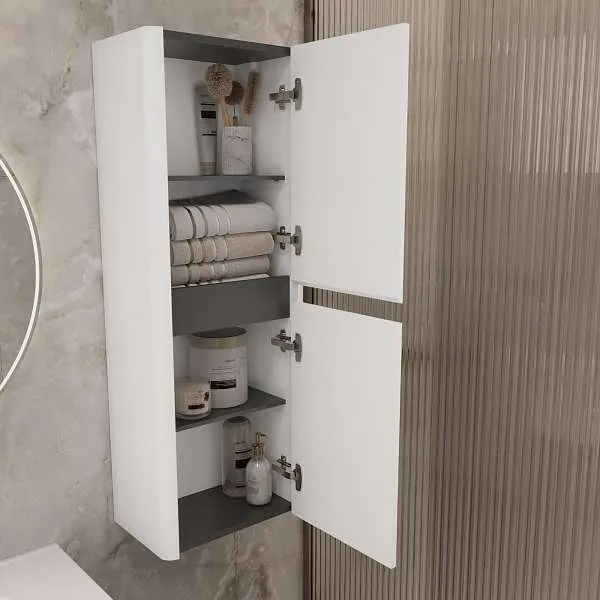 Пенал Mona 40П (400х1100х250) 2д белый