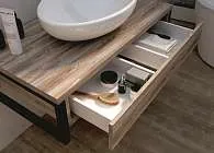 Тумба со столешницей GRUNGE LOFT 80П 1в.я Дуб Намибия