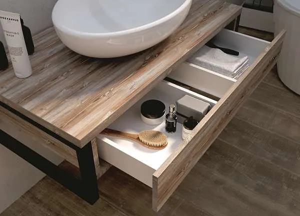 Тумба со столешницей GRUNGE LOFT 80П 1в.я Дуб Намибия