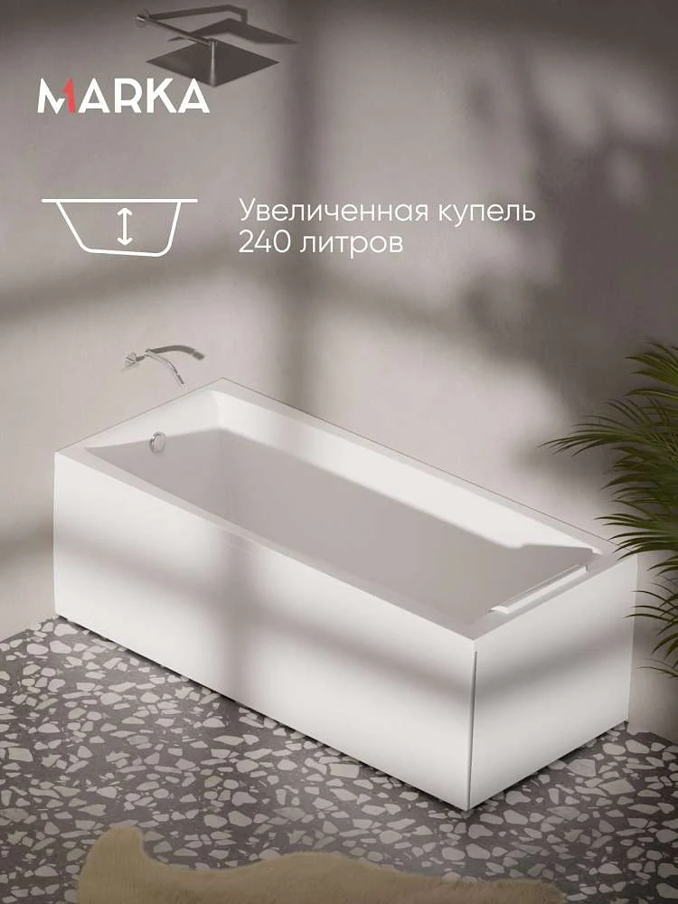 Ванна АЭЛИТА СЛИМ/AELITA SLIM 1800х800
