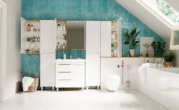 Тумба под раковину ГАУЛА/Gaula 80Н 3я 1д белый