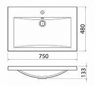 Умывальник Анита 750