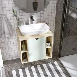 Тумба ДЕЛЬТА/Delta 70П 1Д Мята софт