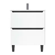 Тумба под раковину КОДА/Coda 85Н (846х887х471) 2я перламутр белый