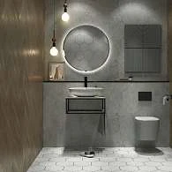 Столешница из керамогранита ЛОФТ/LOFT 60, светло-серый МА01 Nat