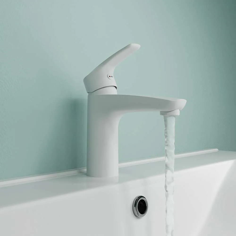 Смеситель для раковины IDDIS Рэй белый RAYWT00i01