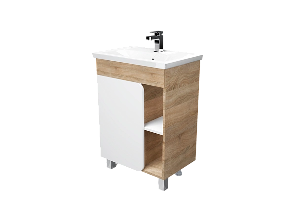 Тумба под раковину НУВО/Nuvo 60Н 1д. дуб сонома