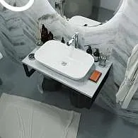 Столешница ГРАНЖ ЛОФТ/GRUNGE LOFT 80 бетон светлый