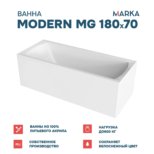 Ванна "MODERN" 180*70 Комплект Стандарт 2+