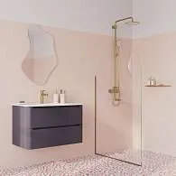 Cмеситель для раковины IDDIS Aiger золото матовый AIGMG00i01