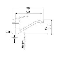 Смеситель для раковины MILARDO Simp SIMSBR0M01