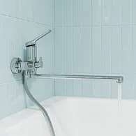 Смеситель для ванны IDDIS Parker с длинным изливом PARSB02i10WA