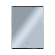 Зеркало Shape Strict (700х900х30) прямоугольник черный К01 LED датчик