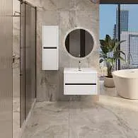 Пенал Mona 40П (400х1100х250) 2д агатовый серый