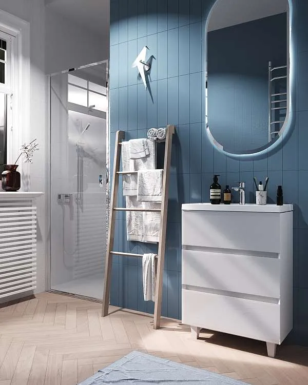 Тумба с раковиной МОДУЛЬ М/Bumble 60Н 2я