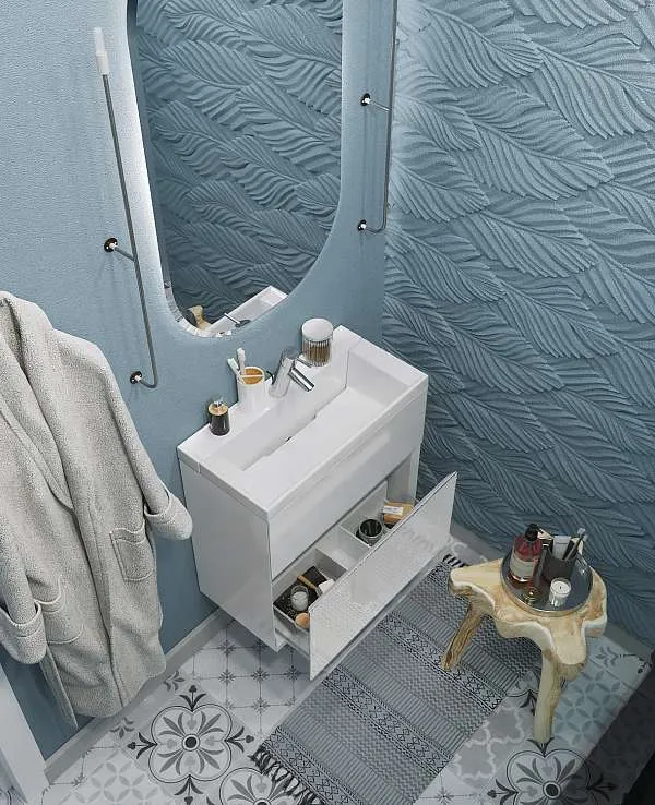 Тумба с раковиной МОДУЛЬ М/Bumble 50П 1я