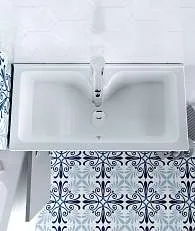 Тумба с раковиной Lido 60Н 1д. Белый глянец