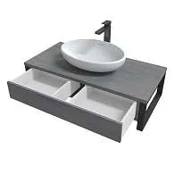 Тумба ГРАНЖ ЛОФТ/GRUNGE LOFT 100П 1в.я бетон лофт