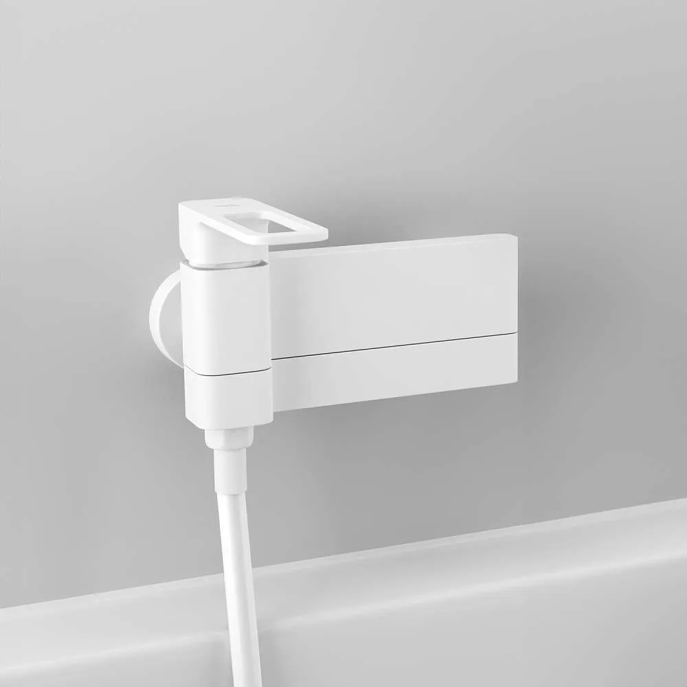 Смеситель для ванны IDDIS Слайд белый матовый SLIWT00i02WA