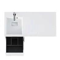 Тумба Maid 38Н(100) (380х890х475) 2я белый